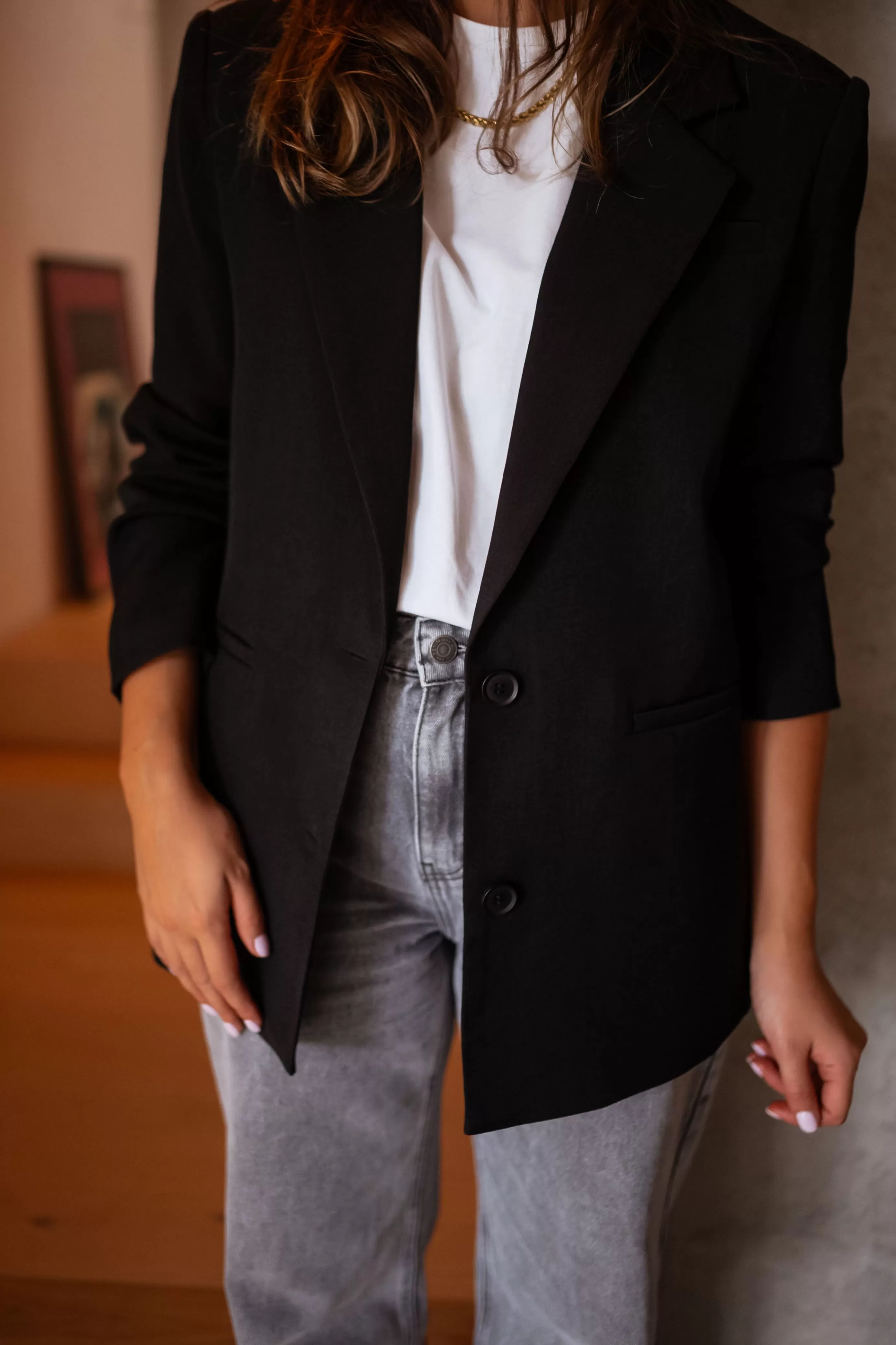 Easy Clothes Blazer Geva Noir Store