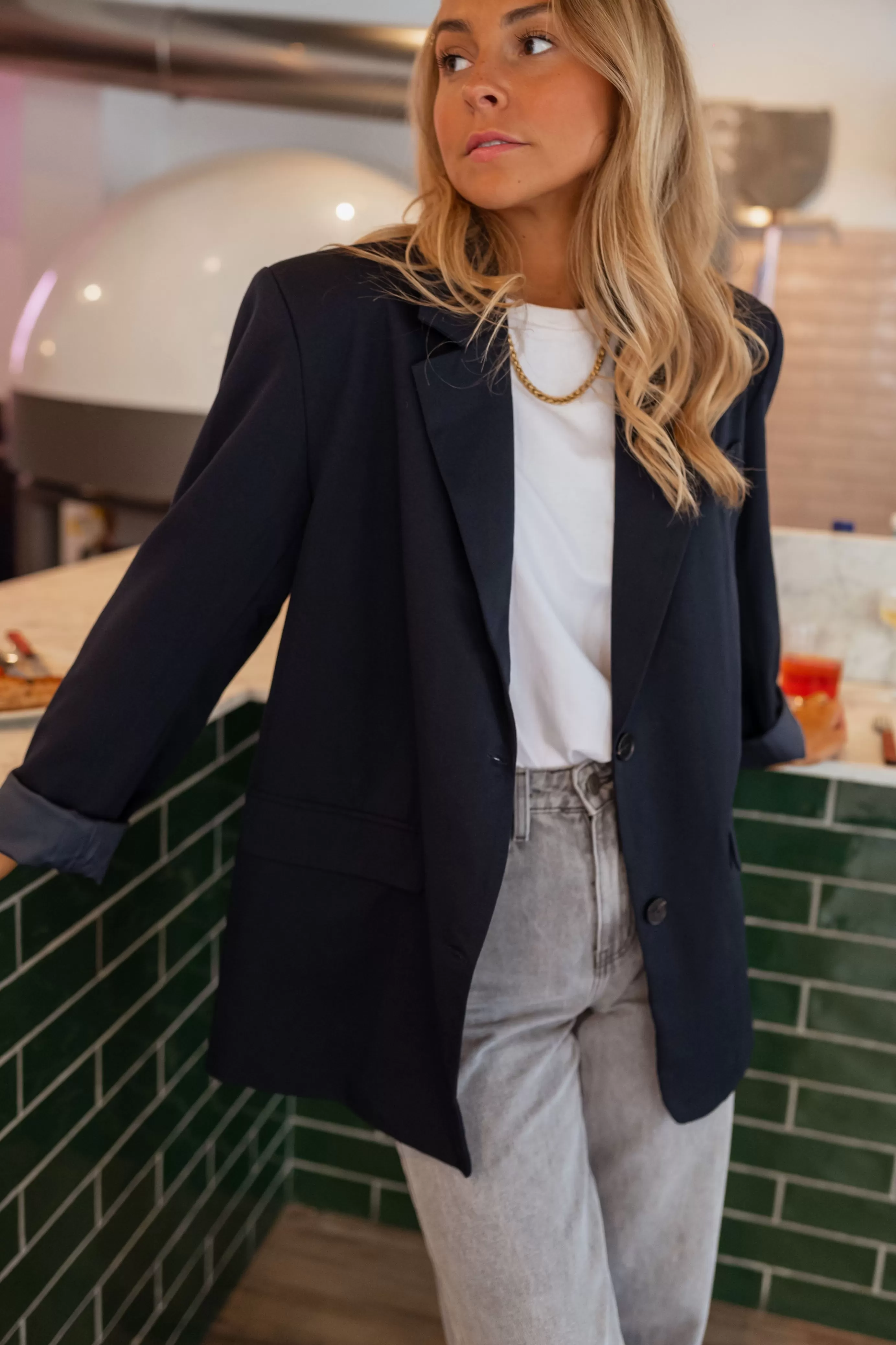 Easy Clothes Blazer Norma Bleu Online