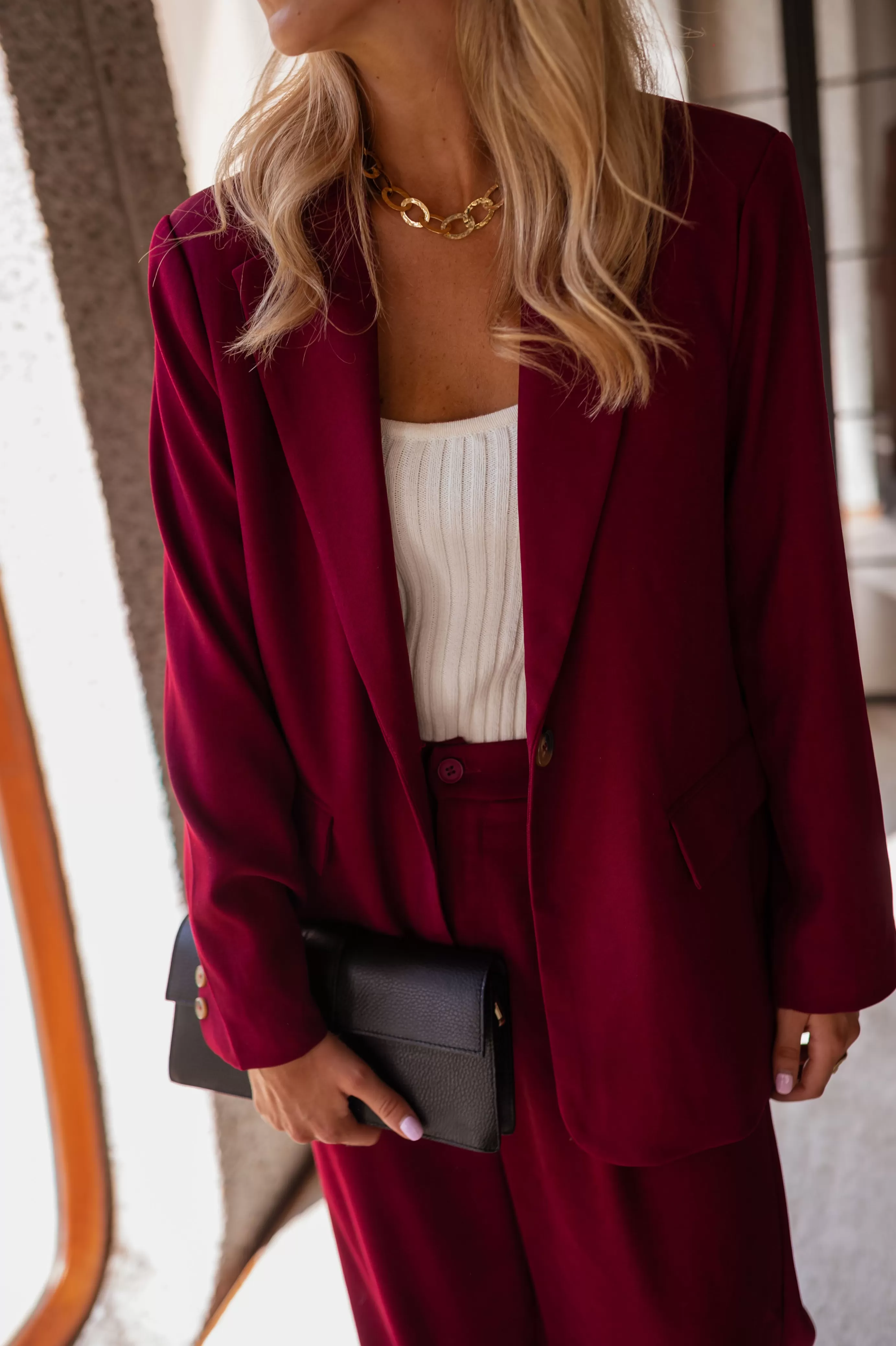 Easy Clothes Blazer Wesley Bordeaux Clearance