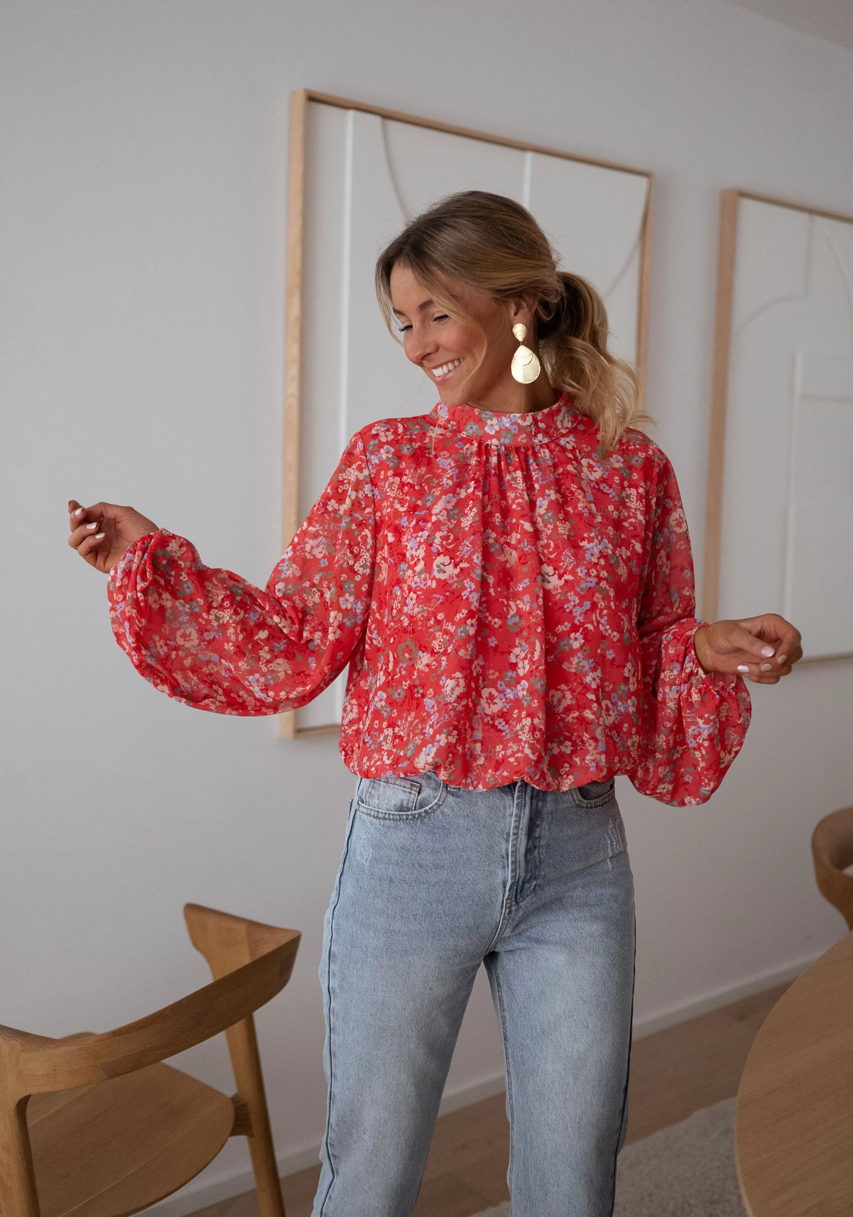 Easy Clothes Blouse Doma Corailàfleurs Hot