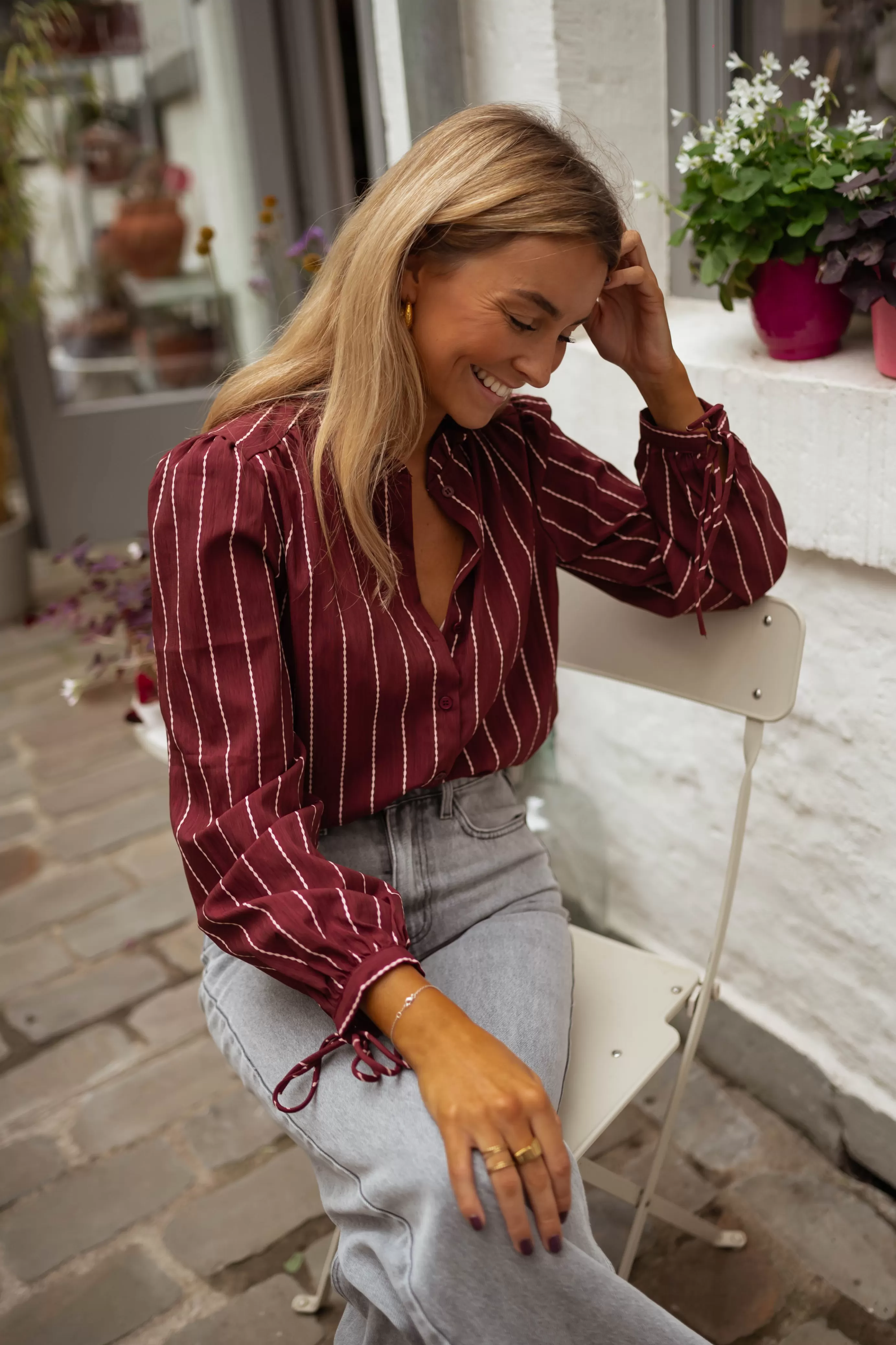 Easy Clothes Blouse Dorli Bordeaux Hot