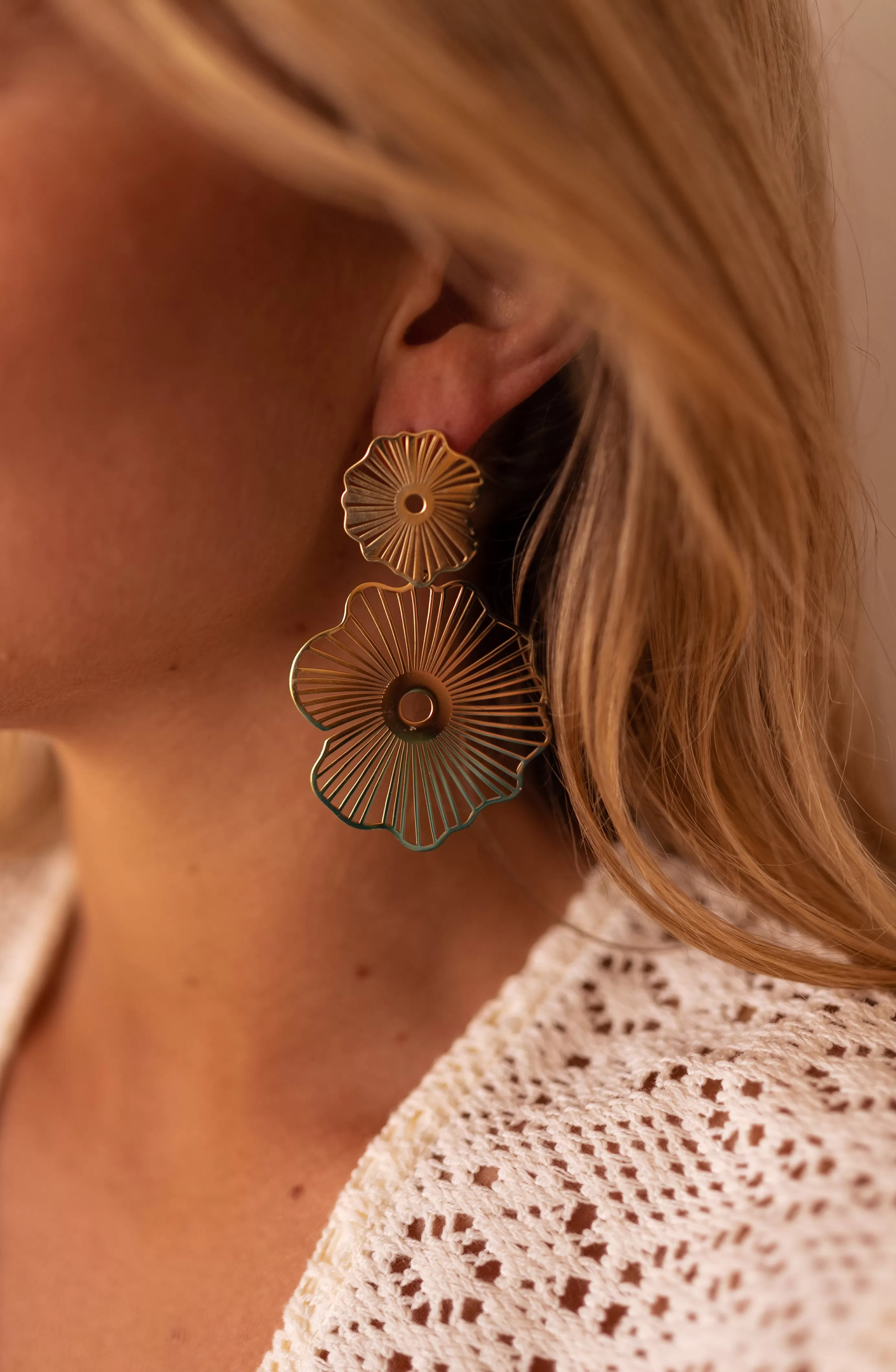 Easy Clothes Boucles d’oreilles Alfie Dorées Outlet