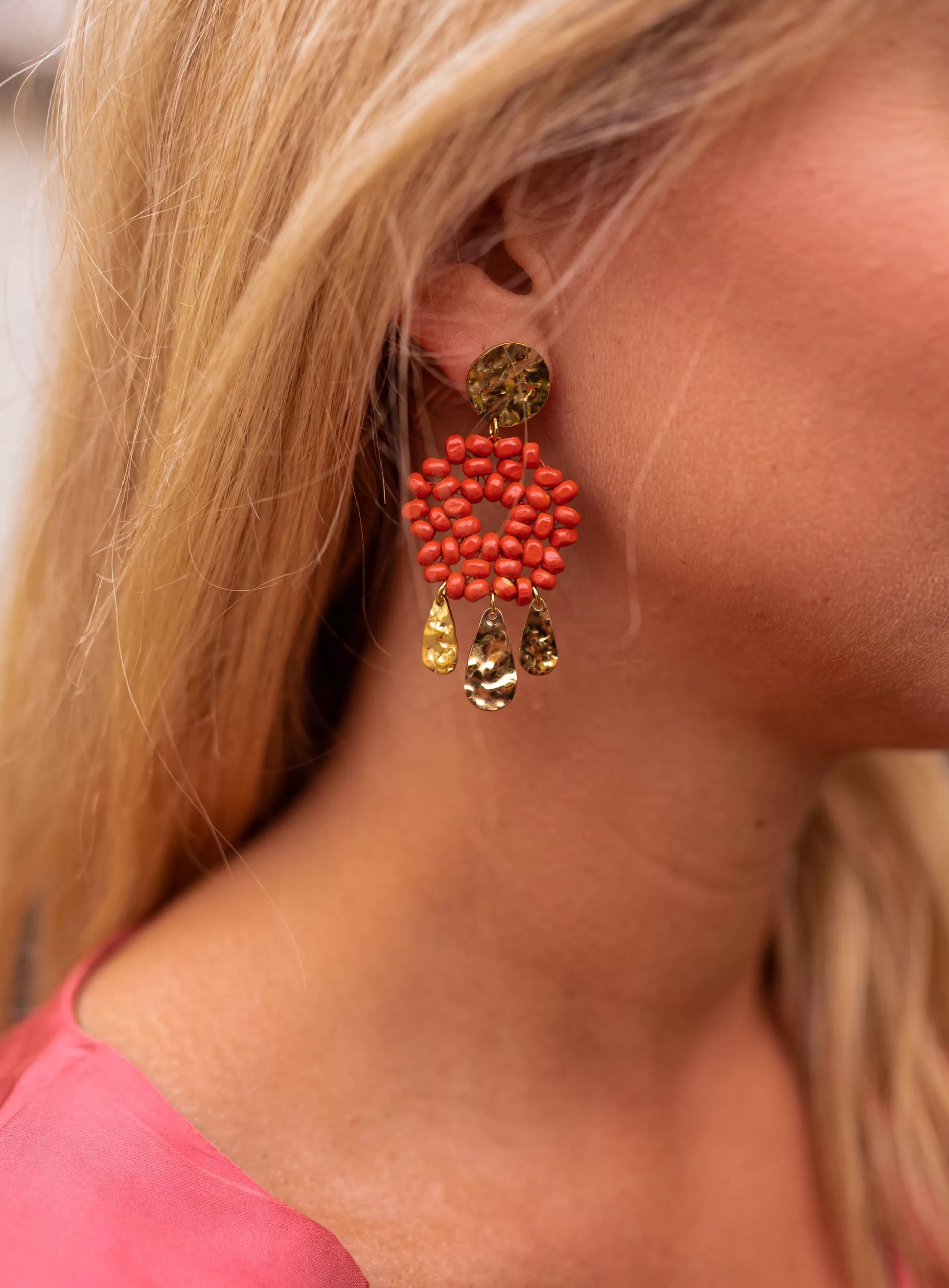 Easy Clothes Boucles d’oreilles Nitra Terracotta Shop