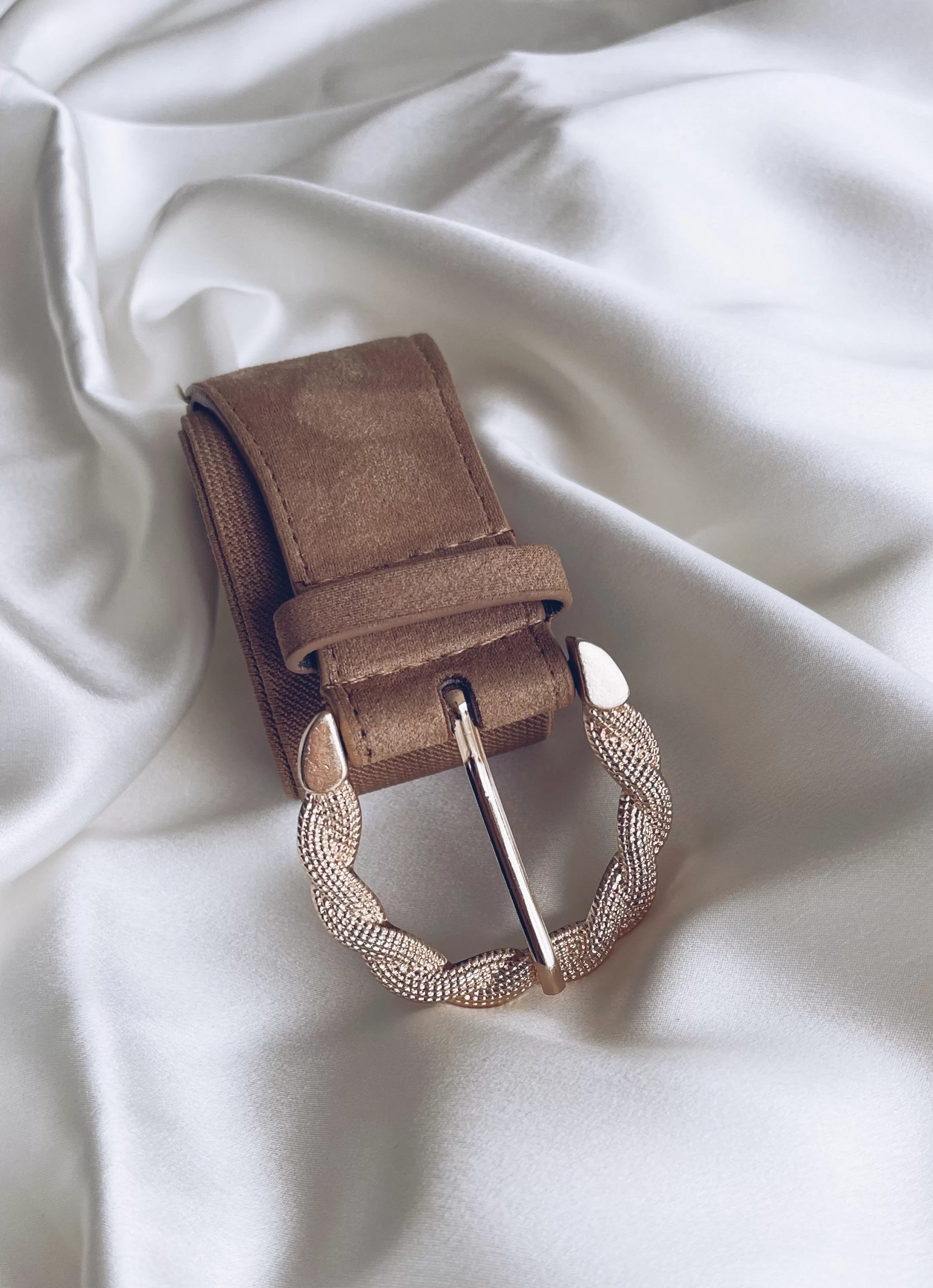 Easy Clothes Ceinture Binti Taupe New