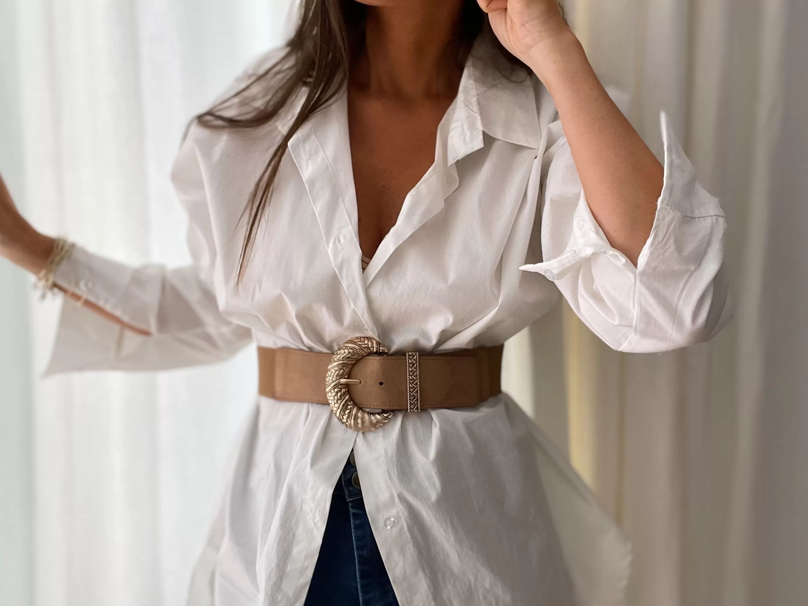 Easy Clothes Ceinture Ferra Taupe Online