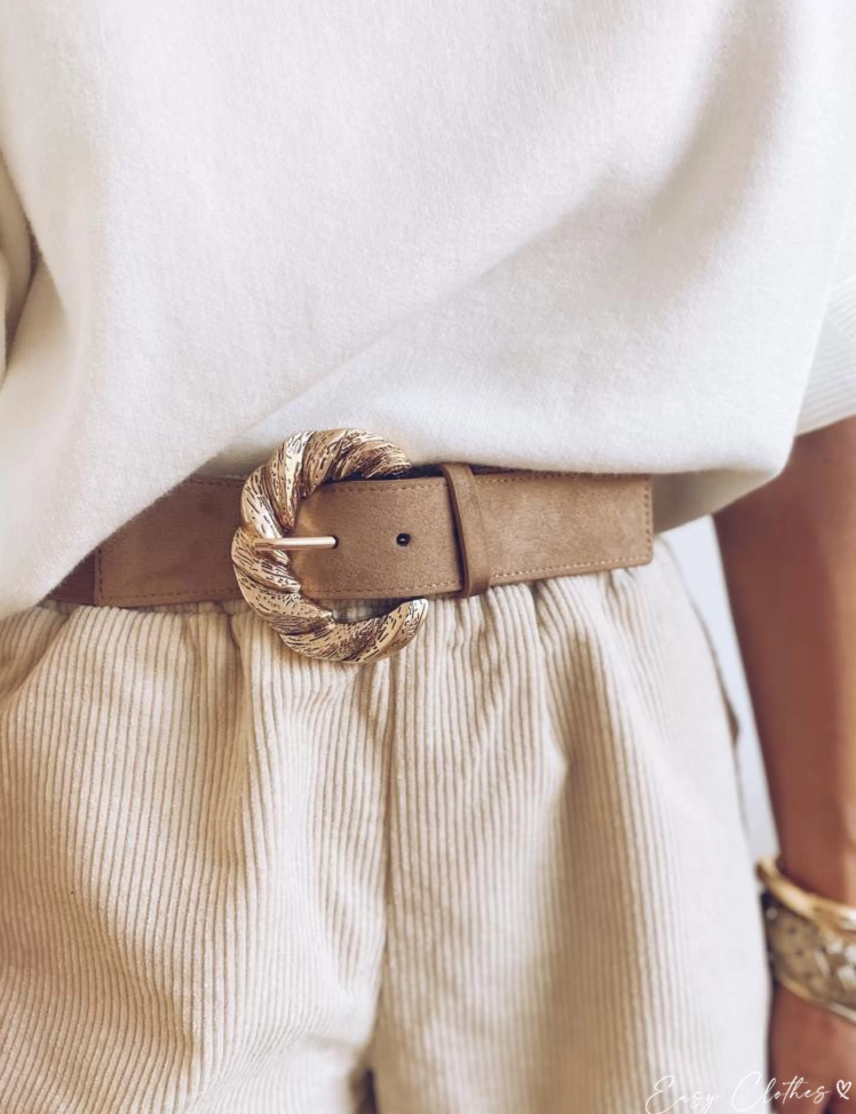 Easy Clothes Ceinture Petra Taupe Shop