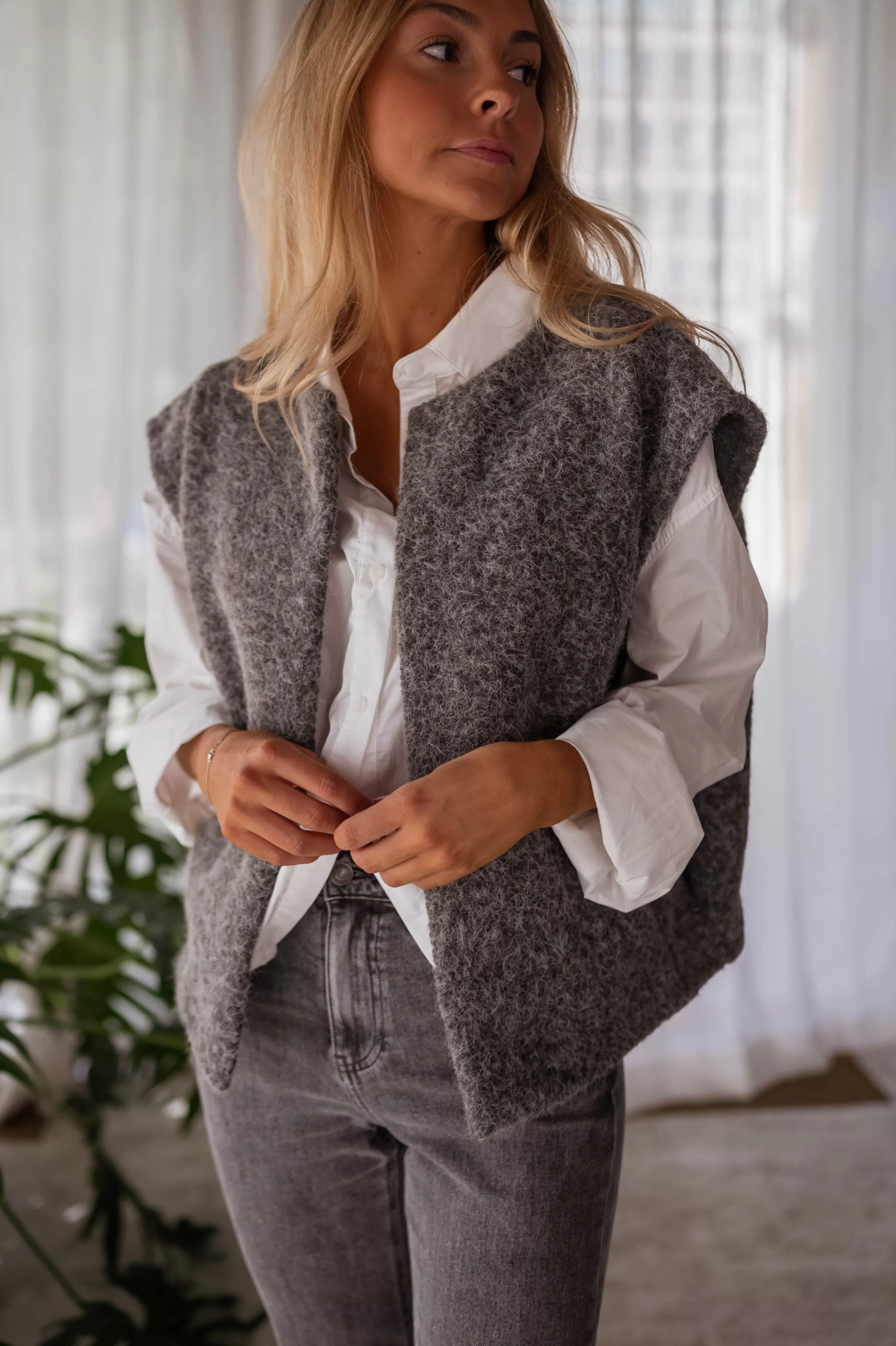 Easy Clothes Gilet Lander Gris Shop