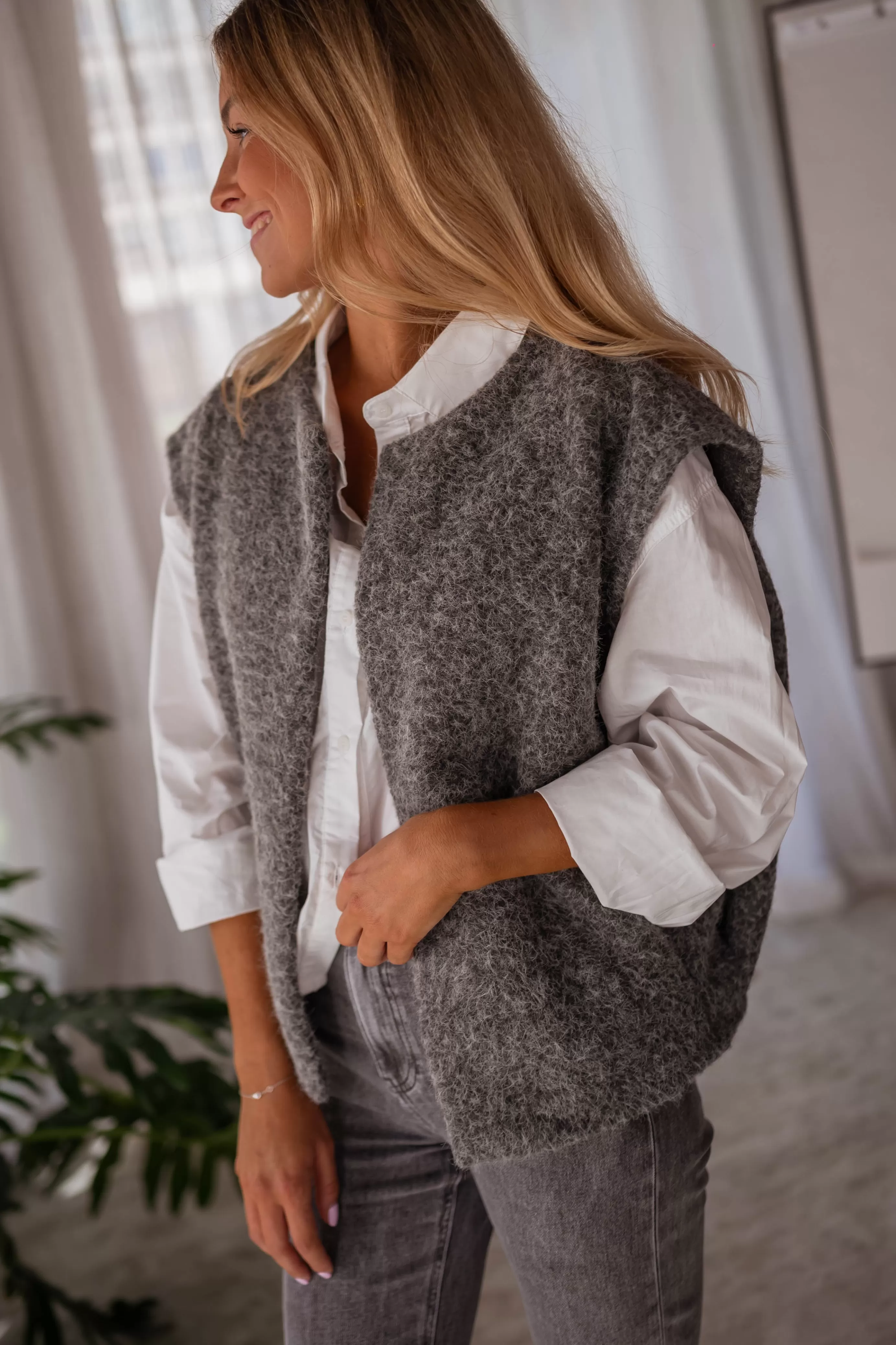 Easy Clothes Gilet Lander Gris Shop