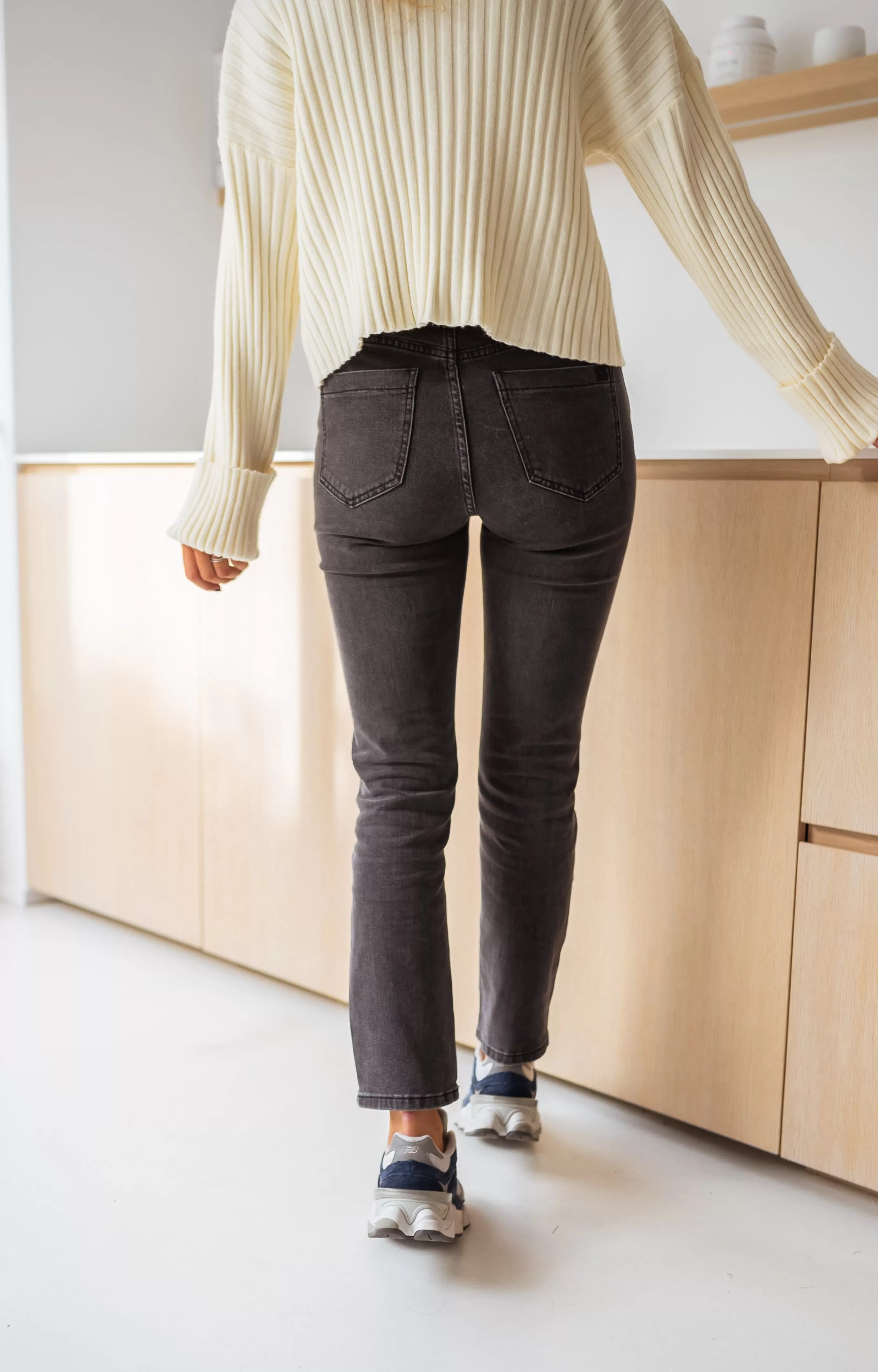 Easy Clothes Jeans Sandrine Gris Fashion