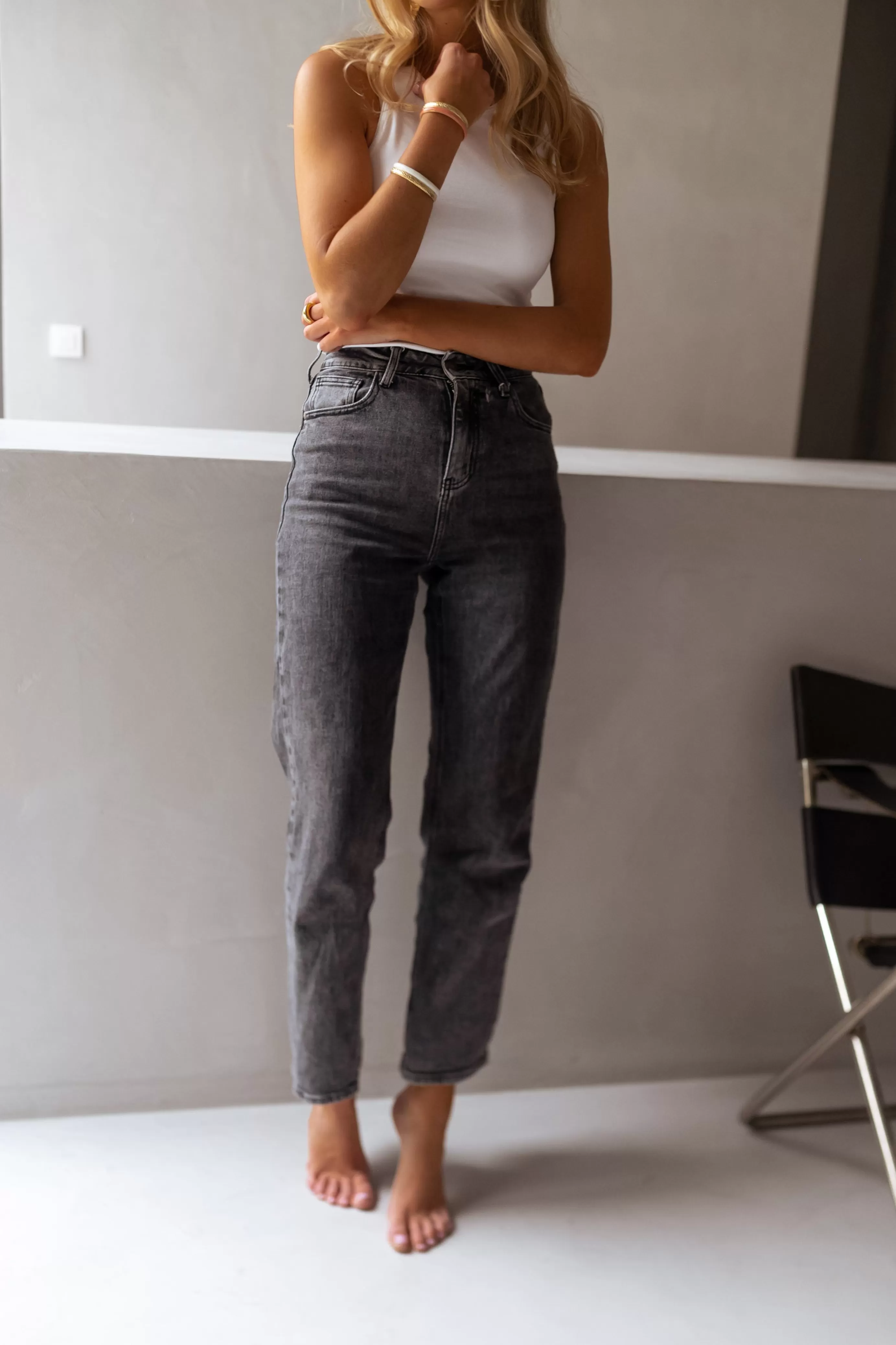 Easy Clothes Jeans Solan Gris Store