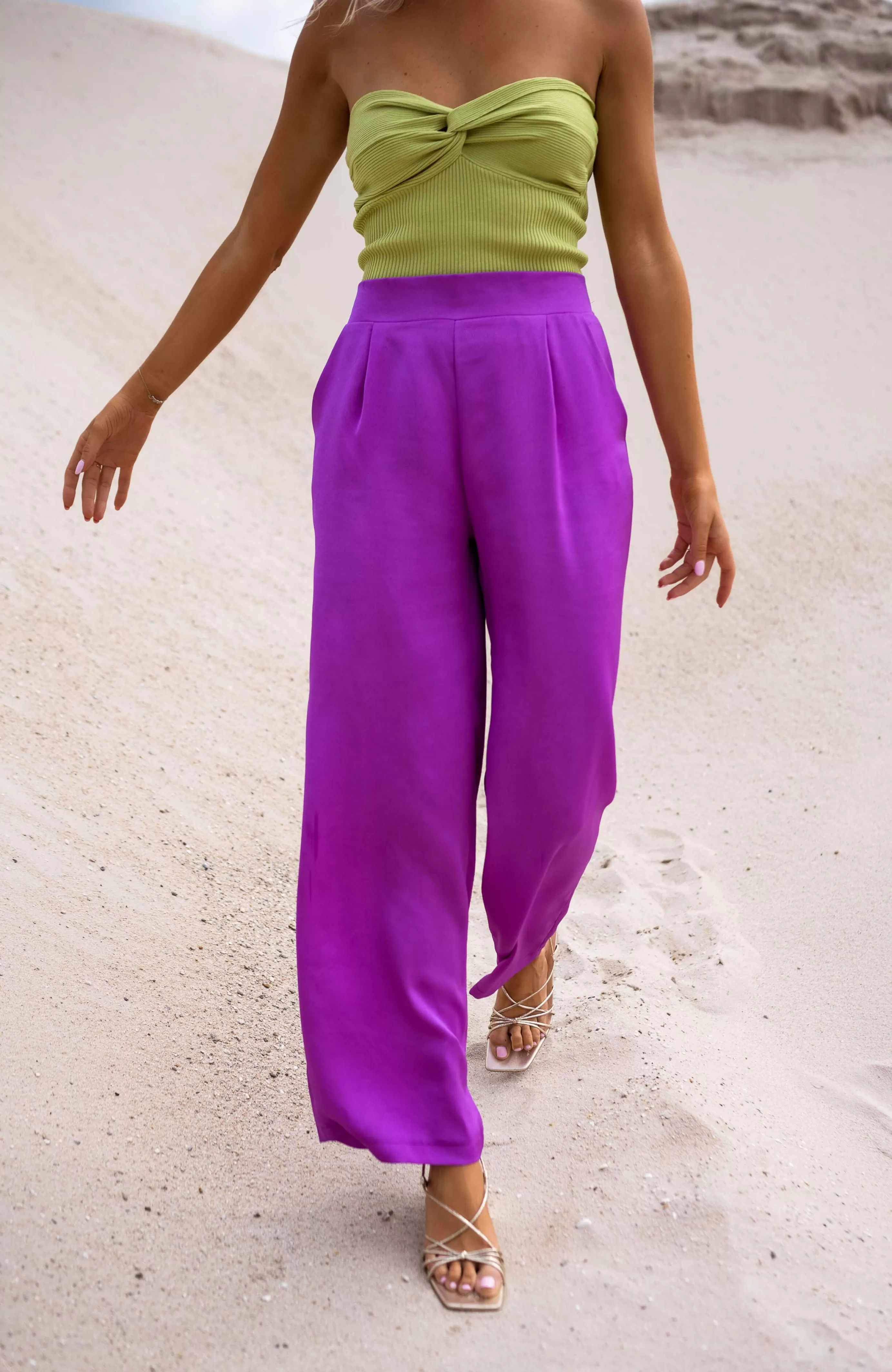 Easy Clothes Pantalon Thaly Violet Outlet