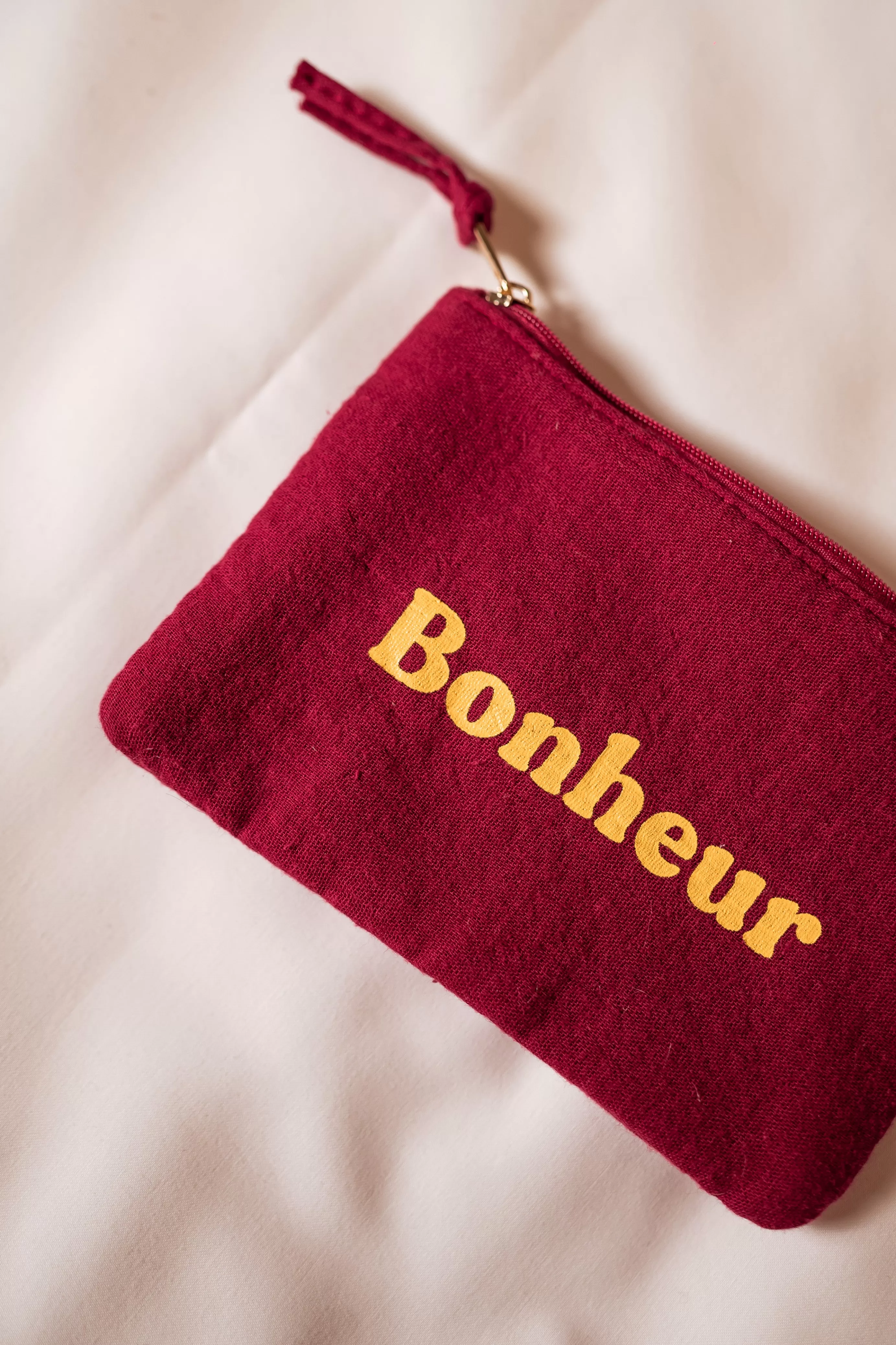 Easy Clothes Pochette Bonheur Bordeaux Fashion