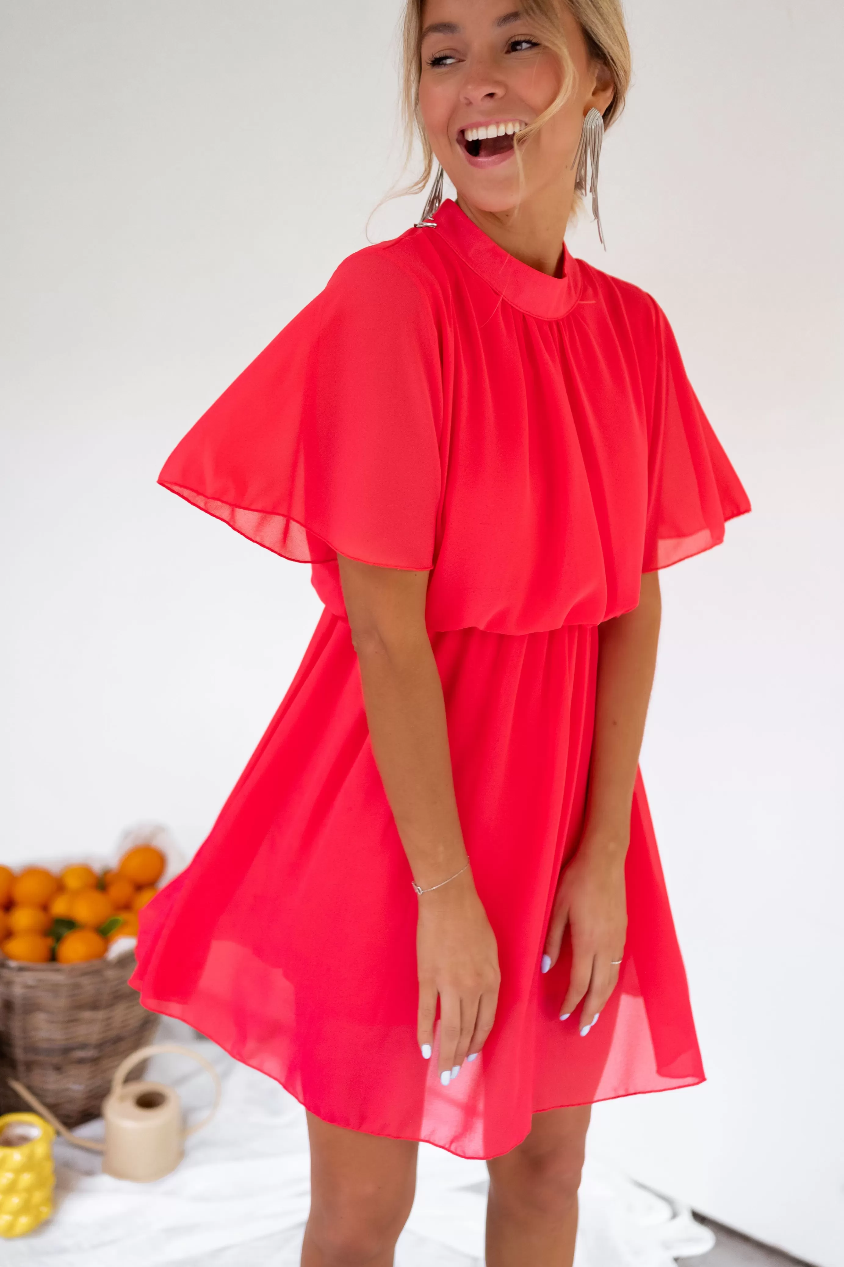 Easy Clothes Robe Amandine Framboise Best Sale