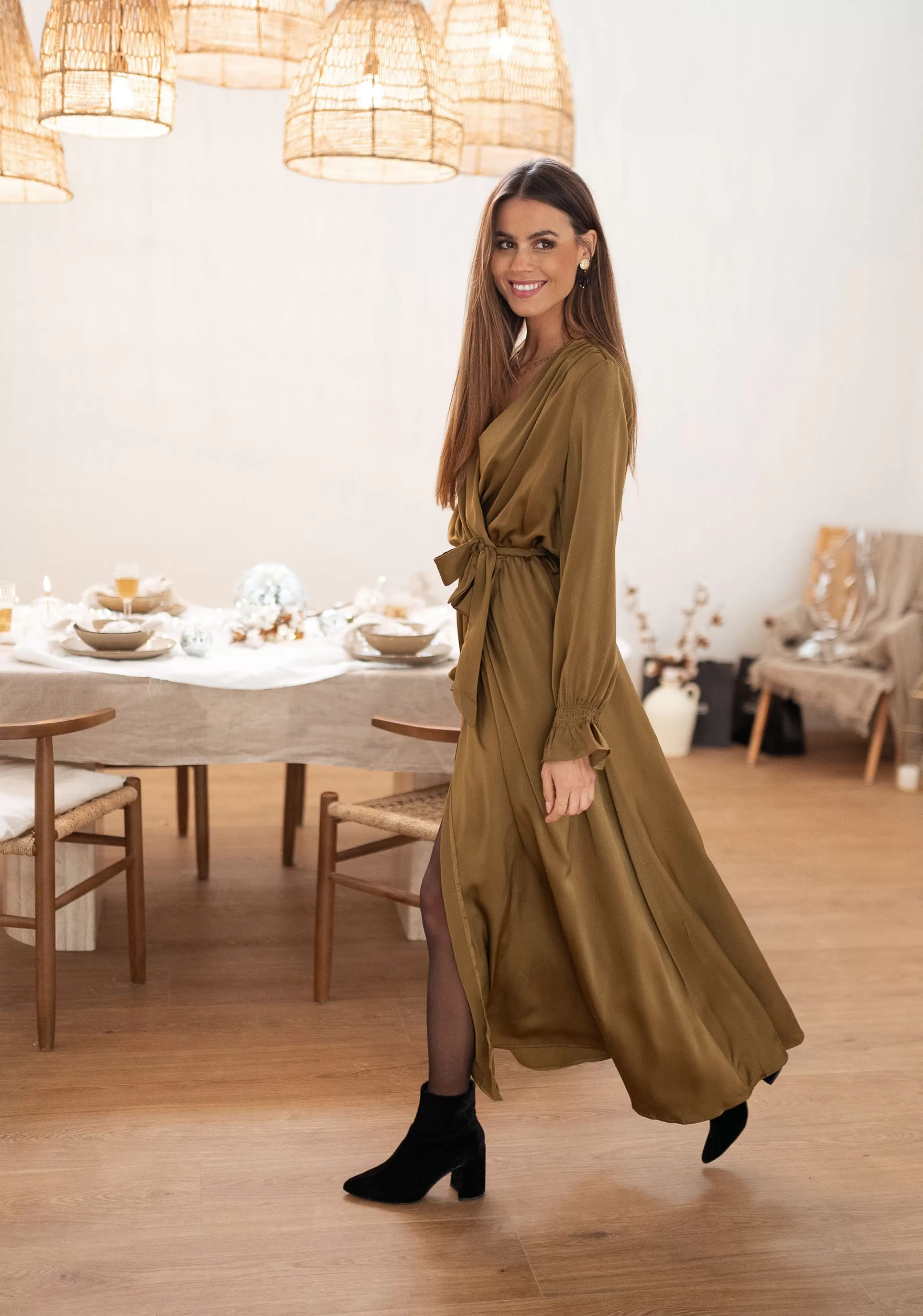 Easy Clothes Robe Elita Ocre Discount