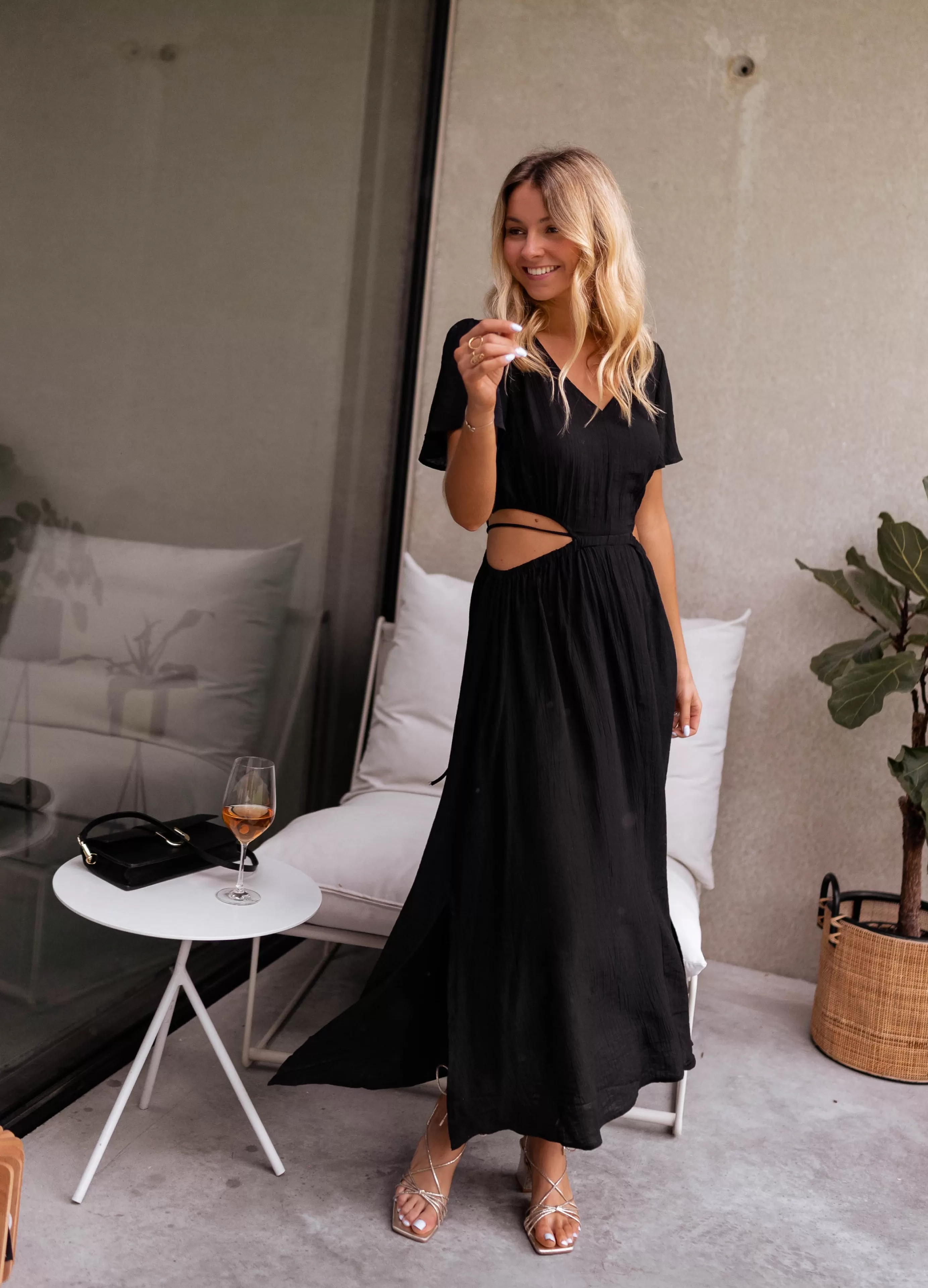 Easy Clothes Robe Eveline Noire Clearance