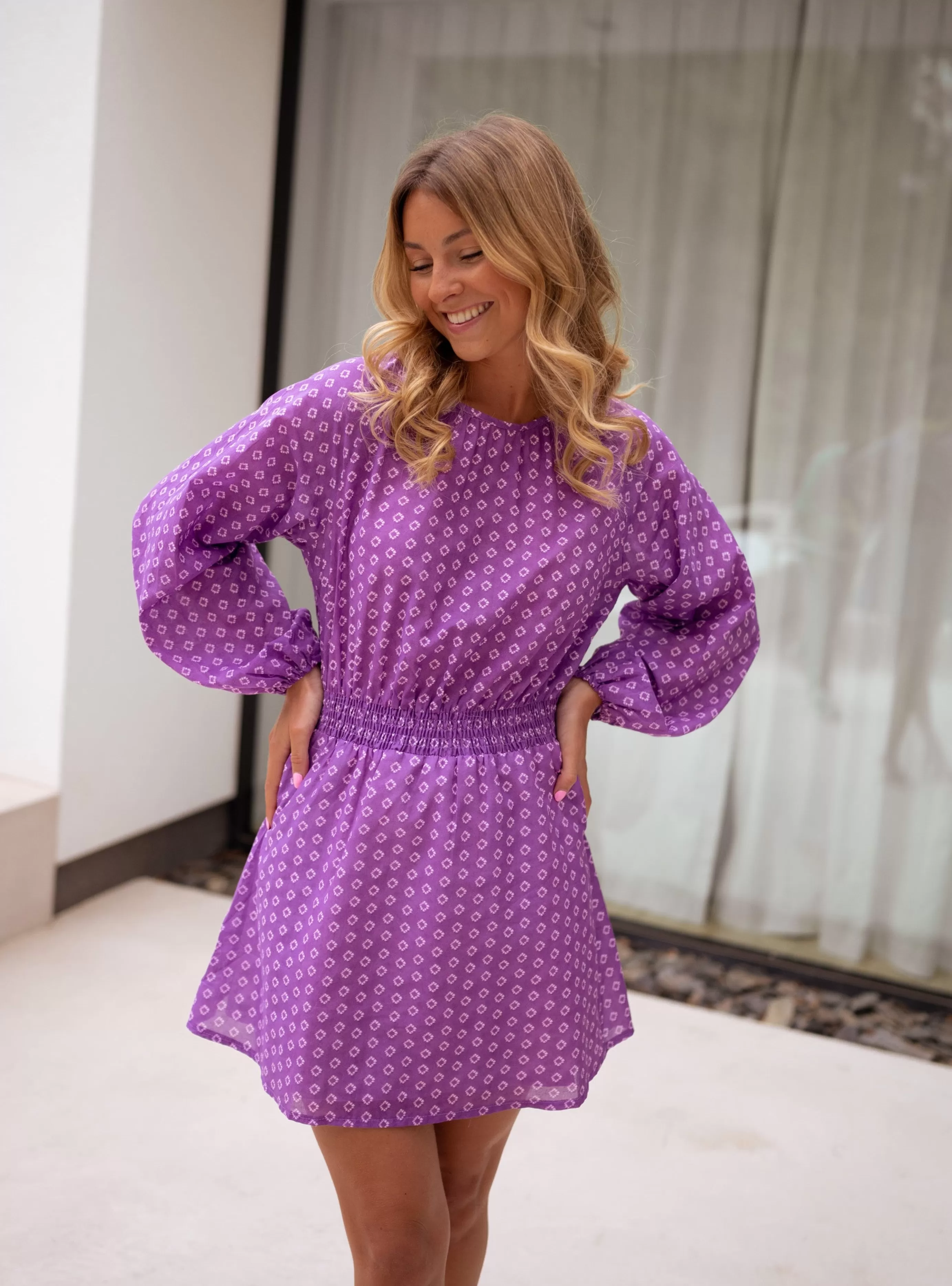 Easy Clothes Robe Joly CREATION Mauve New