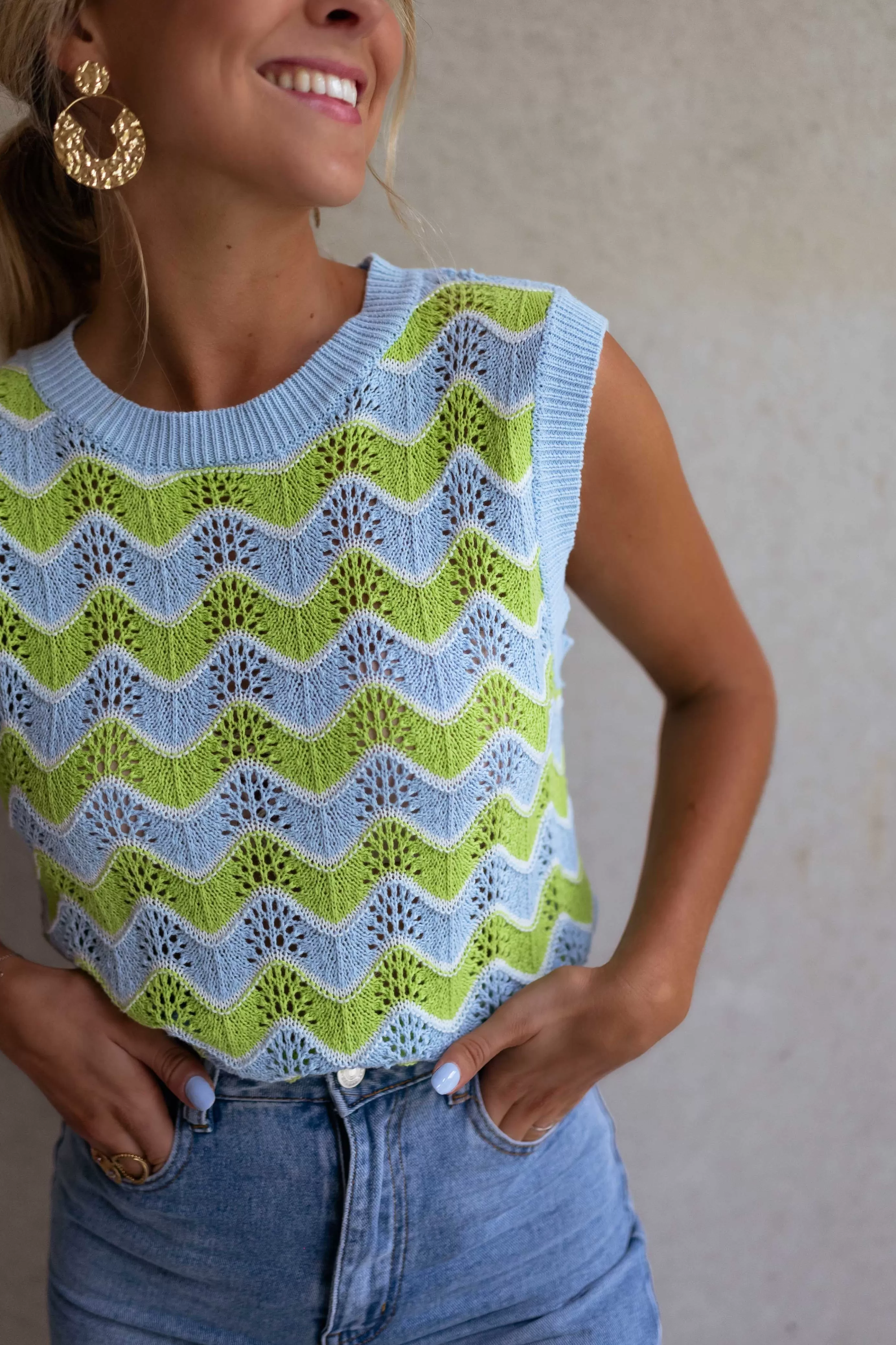 Easy Clothes Top Stany en crochet Vertetbleu Shop