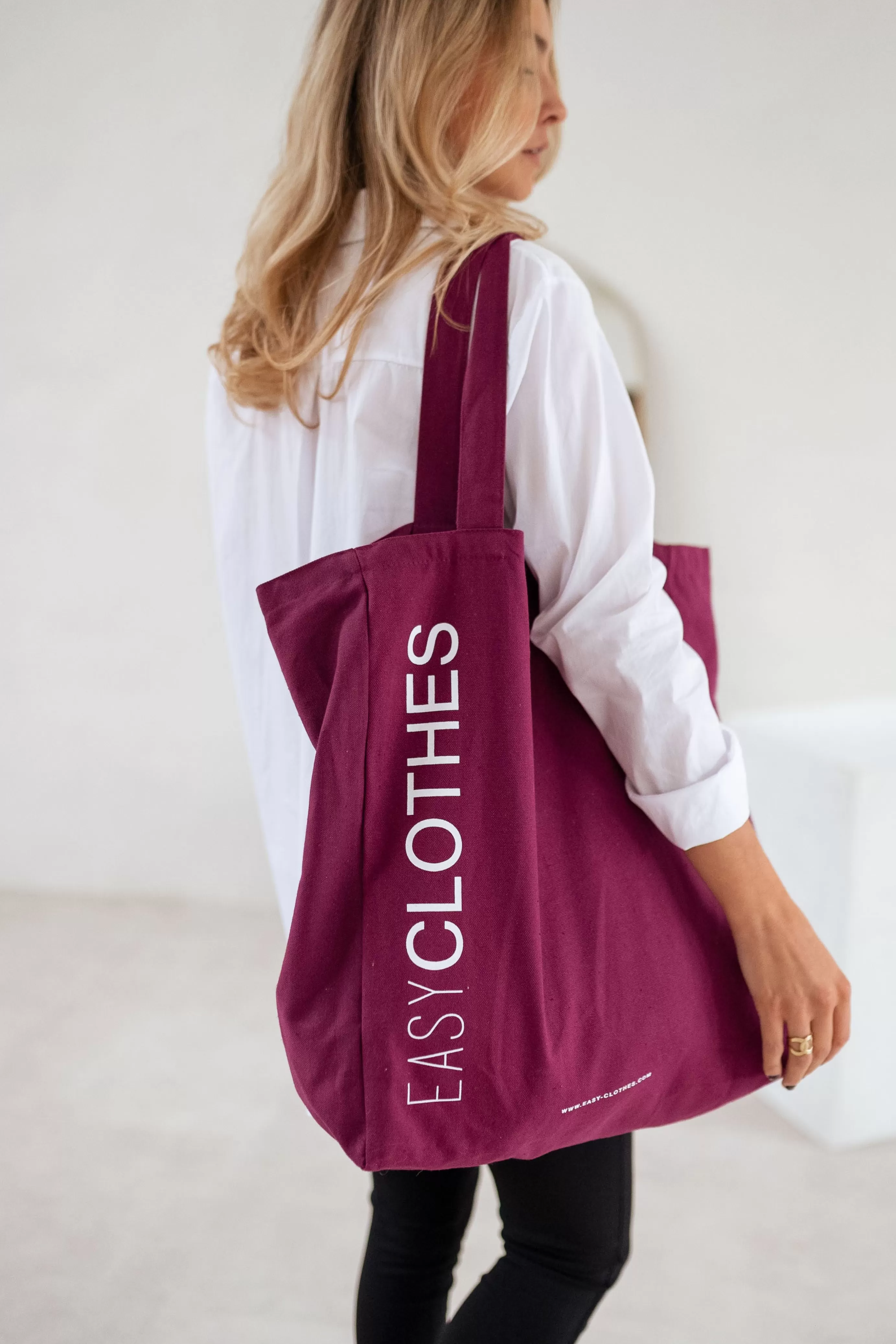 Easy Clothes Tote bag Bordeaux Flash Sale