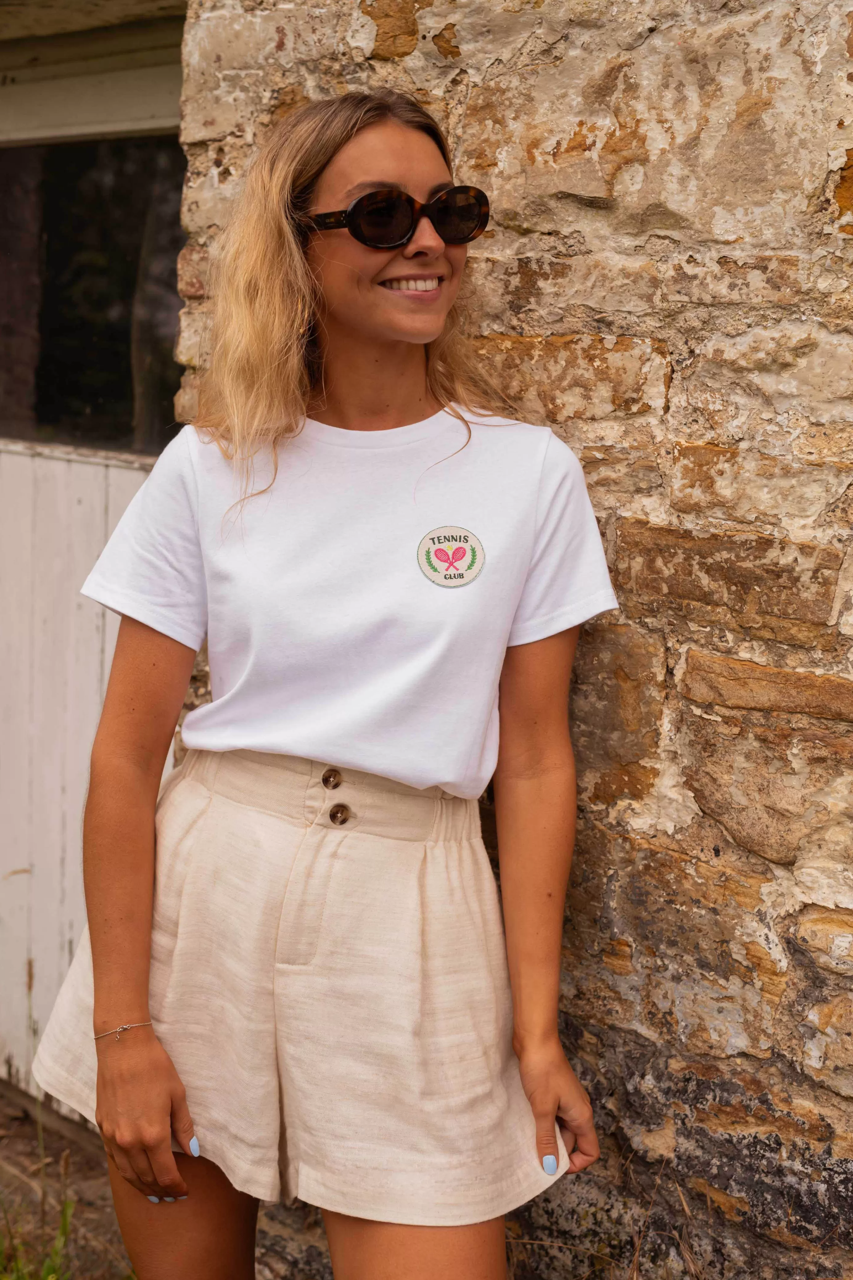 Easy Clothes T-shirt Tennis club Blanc Online